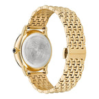 Goldfarbene Edelstahl-Armbanduhr