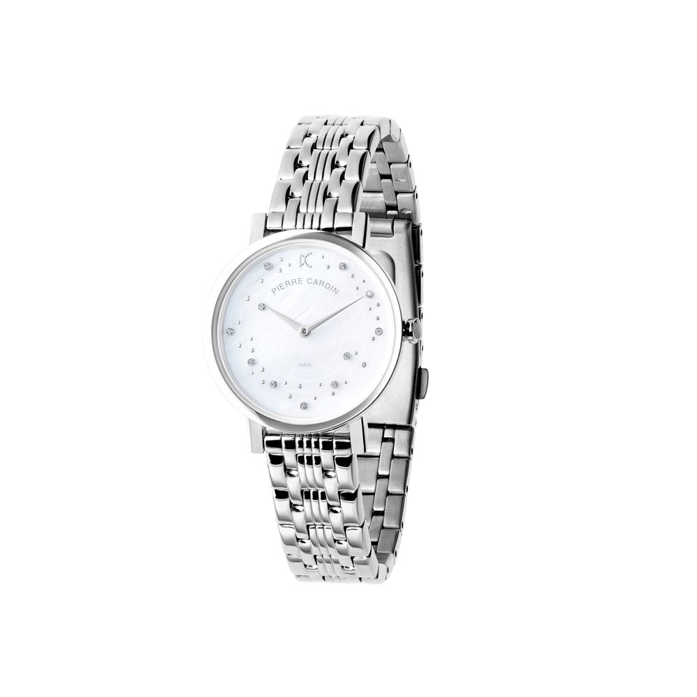 Graue Edelstahl-Kleideruhr