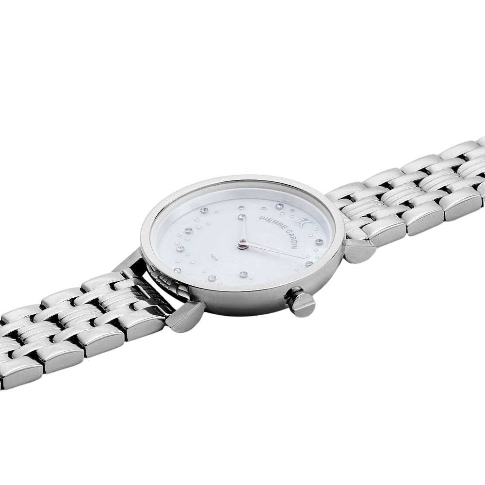 Graue Edelstahl-Kleideruhr