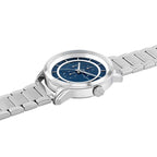 Orologio da abito in acciaio inossidabile grigio
