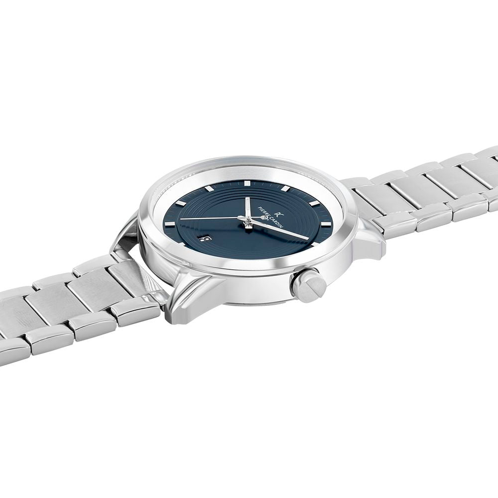 Graue Edelstahl-Kleideruhr