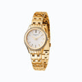 Gold Stainless Steel Dress Watch