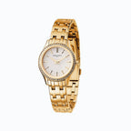 Gold Stainless Steel Dress Watch