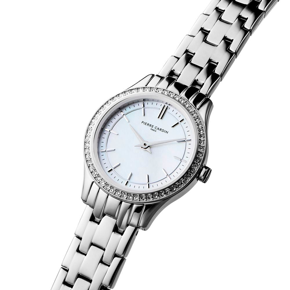Orologio da abito in acciaio inossidabile grigio