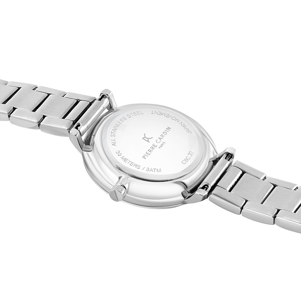 Mehrfarbige Edelstahl-Armbanduhr