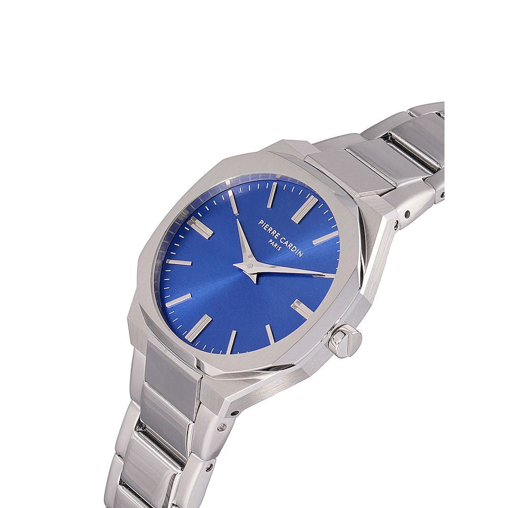 Graue Edelstahl-Kleideruhr
