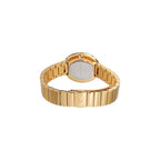 Goldene Edelstahl-Kleideruhr