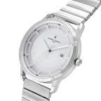 Graue Edelstahl-Kleideruhr