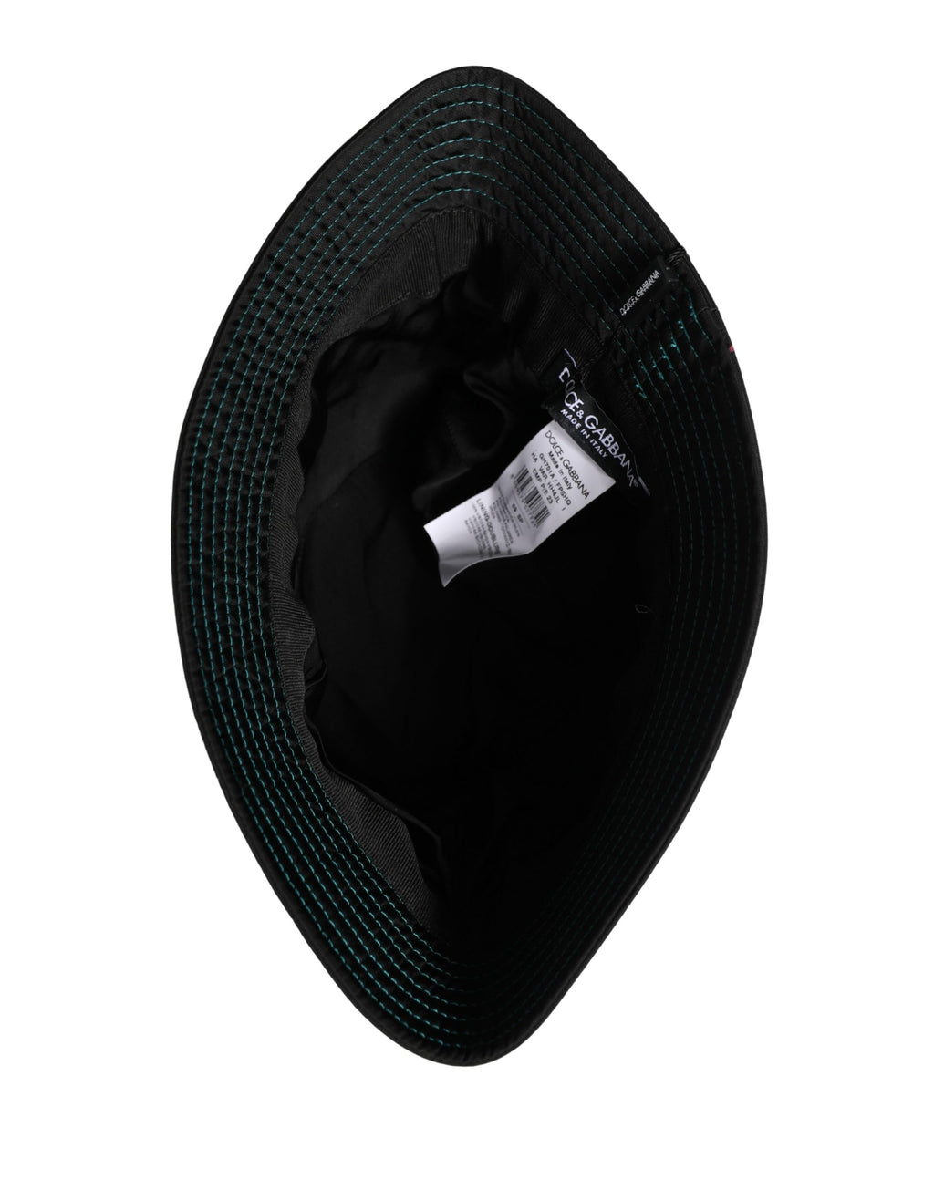 Herren Nylon Fischerhut mit schwarzem Blumenmuster
