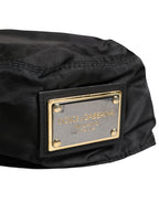 Men Black Plastic Fisherman Bucket Capello Hat