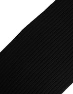 Herrenschal aus Kaschmir, schwarz, gestrickt, One Size