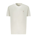 White Cotton Men T-Shirt