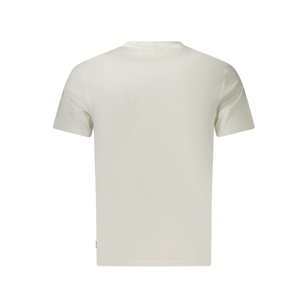 White Cotton Men's T-Shirt