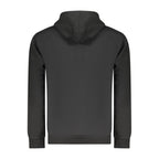 Black Cotton Men's Hoodie