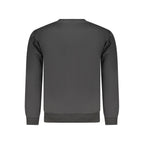 Black Cotton Men's Sweatshirt