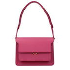 Pink Leather Shoulder Bag