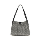 Black Cotton Shoulder Bag