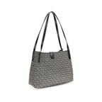 Black Cotton Shoulder Bag