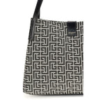 Black Cotton Shoulder Bag