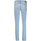 Azzurro Lyocell Skinny Jeans für Damen