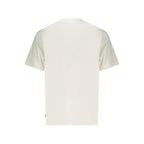 White Cotton Men T-Shirt