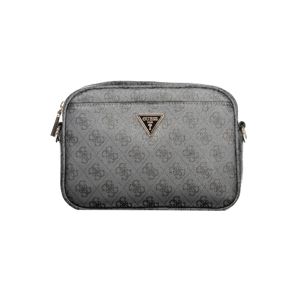 Damenhandtasche aus schwarzem Polyurethan