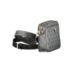 Damenhandtasche aus schwarzem Polyurethan