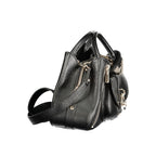 Damenhandtasche aus schwarzem Polyurethan