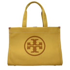 Borsa a tracolla in tessuto giallo