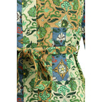 Abito casual in lino multicolor