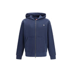 Blaues Baumwoll-Sweatshirt