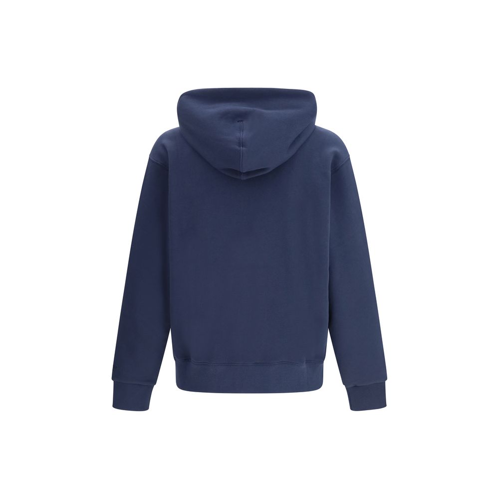 Blaues Baumwoll-Sweatshirt