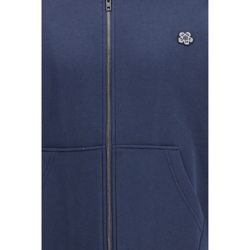 Blaues Baumwoll-Sweatshirt