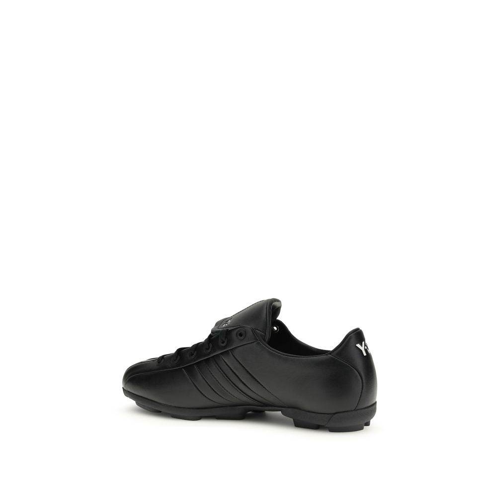 Schwarze Kalbsleder-Sneaker aus Bos Taurus