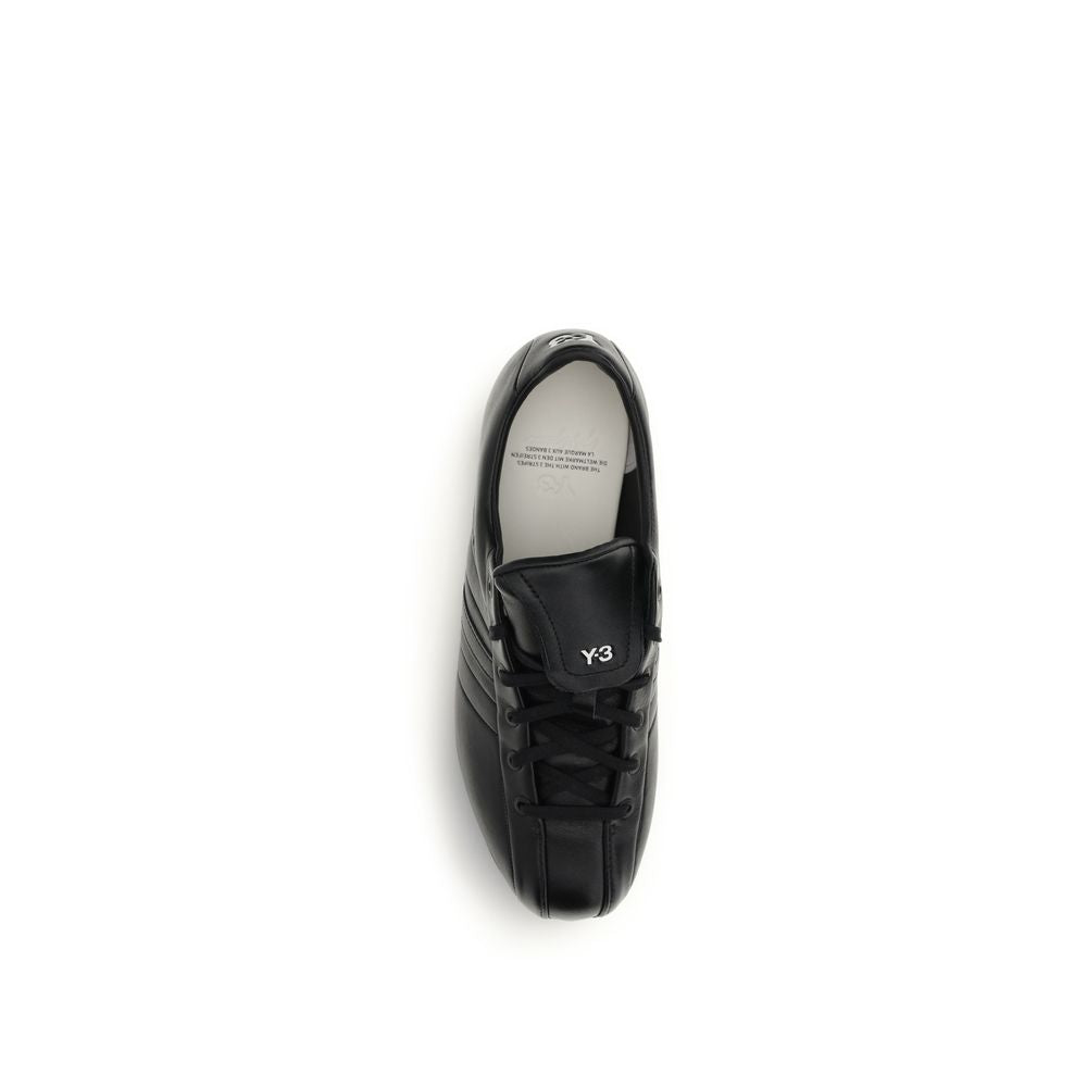 Schwarze Kalbsleder-Sneaker aus Bos Taurus