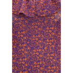 Mehrfarbiges Viskose-Freizeitkleid