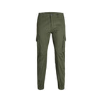 Grüne Skinny-Hose aus Baumwolle