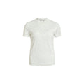 Cremefarbenes Polyamid-T-Shirt
