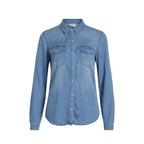 Light Blue Cotton Blouse
