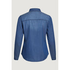 Blue Cotton Blouse