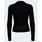 Black Polyester Turtleneck