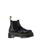 Black Leather Ankle Boots