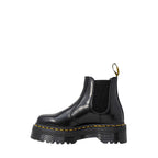 Black Leather Ankle Boots