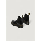 Black Leather Ankle Boots