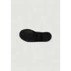 Schwarze Leder-Schnürstiefel