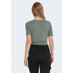 Bicolor Viscose T-Shirt