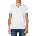 Weißes Baumwoll-T-Shirt