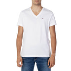 Weißes Baumwoll-T-Shirt