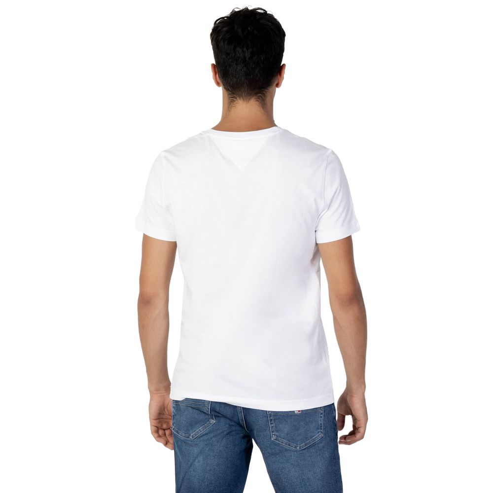 Weißes Baumwoll-T-Shirt