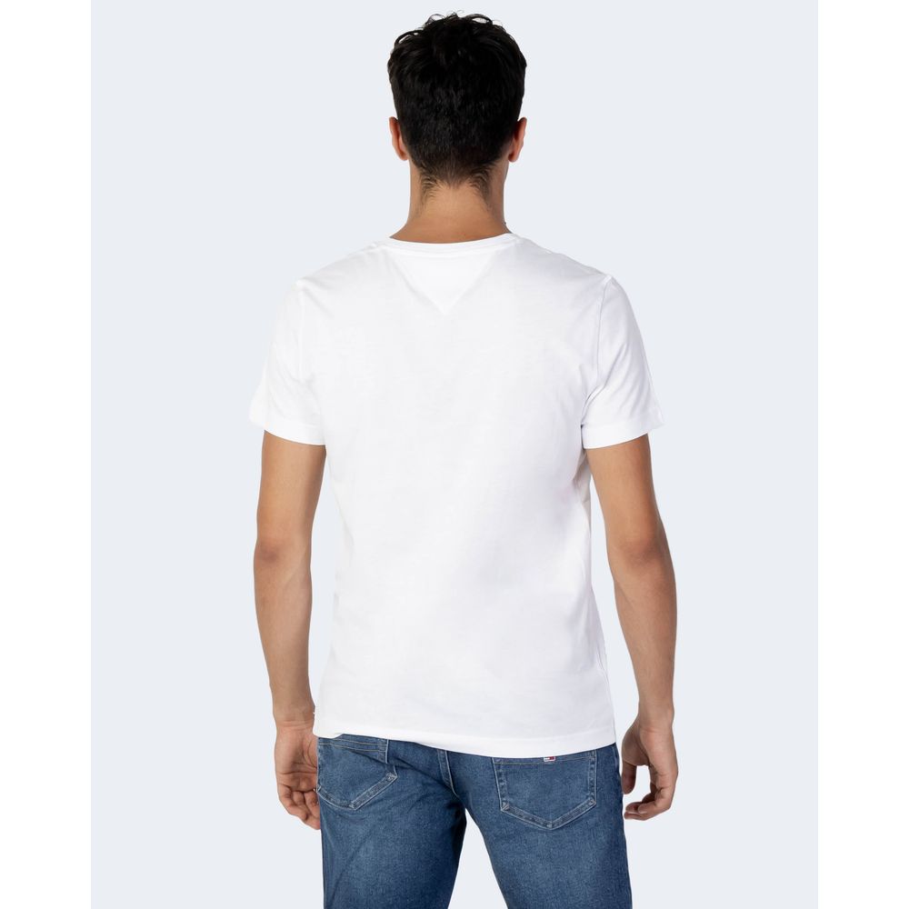 Weißes Baumwoll-T-Shirt